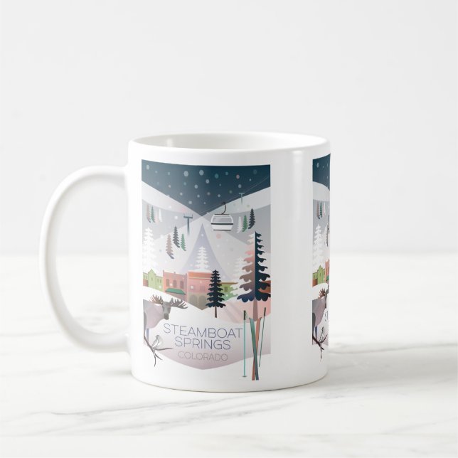 Taza De Café Barco de vapor Springs Mug (Izquierda)