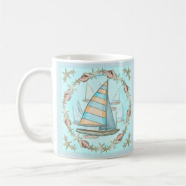 Taza De Café Barco de vela