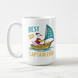 Taza De Café Barco de vela Mama Duck & Babies - Artes de viaje