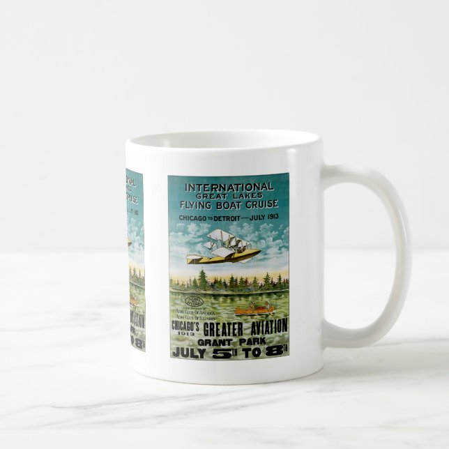 Taza De Café Barco de vuelo de Great Lakes (Derecha)