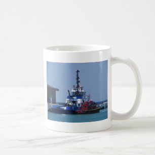 Taza De Café Barco del tirón y barco experimental