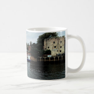 Taza De Café Barco , en el agua