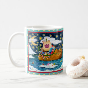 TAZA DE CAFÉ BARCO HOLANDÉS SHOE SANTA, ICEBERGS, BALLENA, OSO