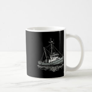 Taza De Café Barco Pesquero Antiguo – Marítimo Y Náutico