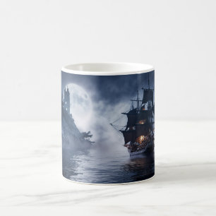 Taza De Café Barco pirata de galeón español