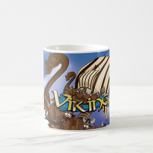 Taza De Café Barco Vikingo (Centro)