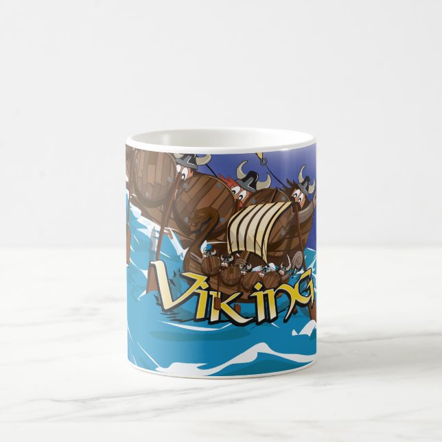 Taza De Café Barco Vikingo (Centro)