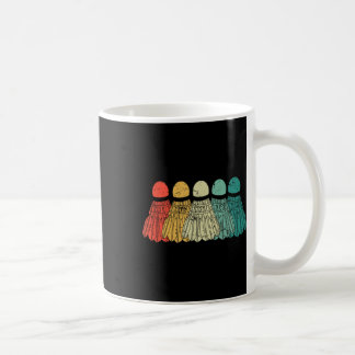 Taza De Café Barcos de Badminton Partida de Juego Pelota Retro