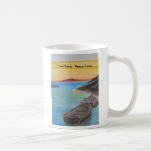 Taza De Café Barcos de fila - la ensenada Sunet de Peggy