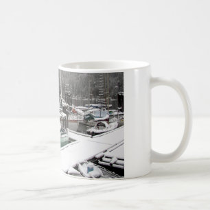 Taza De Café Barcos de pesca con nieve - Mug del capitán