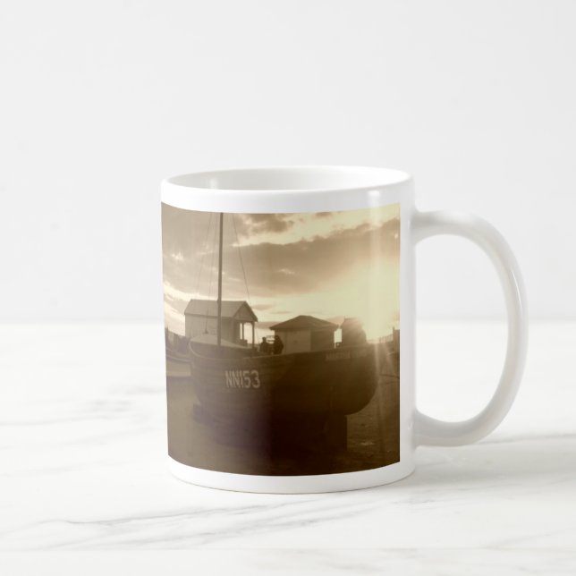 Taza De Café Barcos de Pesca de Brighton (Derecha)