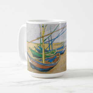 Taza De Café Barcos de pesca   Vincent van Gogh