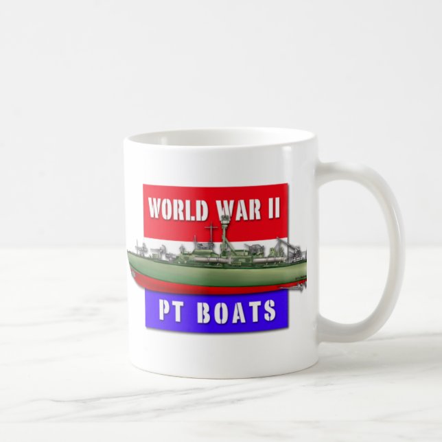 Taza De Café Barcos de pinta de la Segunda Guerra Mundial (Derecha)