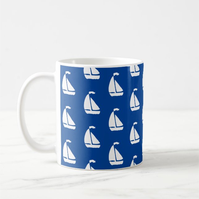 Taza De Café Barcos de vela (Izquierda)