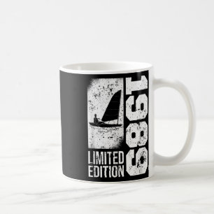 Taza De Café Barcos de vela de yate de marineros Vintage Cumple