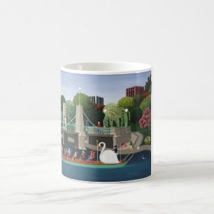 Taza De Café Barcos del cisne de Boston
