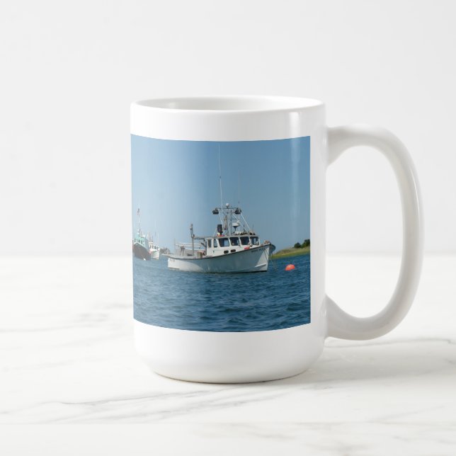 Taza De Café Barcos del puerto de Chatham (Derecha)