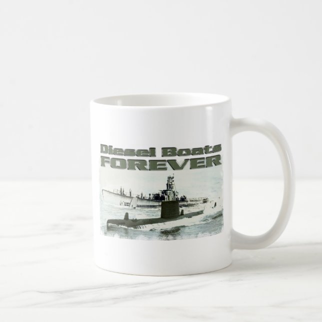 Taza De Café Barcos diesel para siempre (Derecha)