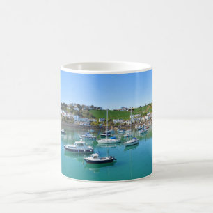 Taza De Café Barcos en el puerto de Gorey
