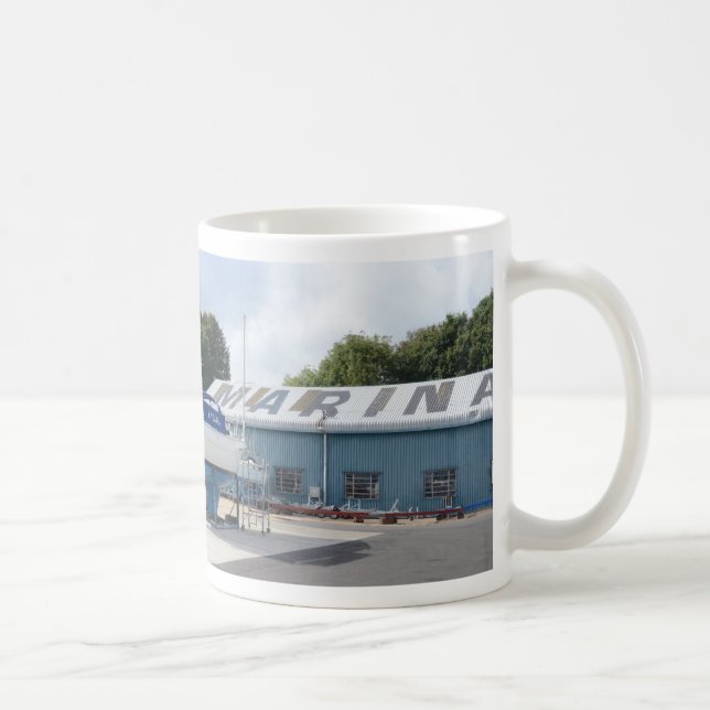 Taza De Café Barcos en seco (Derecha)
