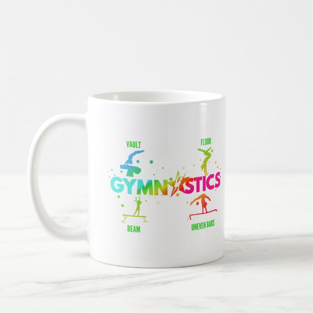 Taza De Café Bares de gimnasia femeninos con techo de vigas (Izquierda)