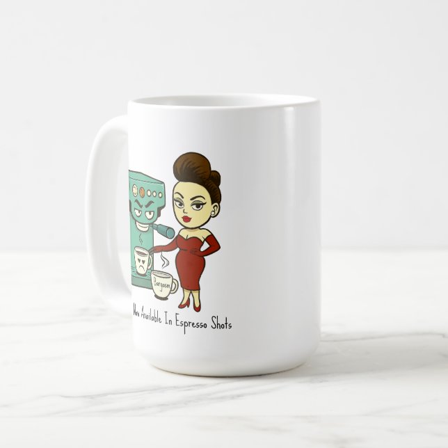 Taza De Café Bargasm: Now Available In Espresso Shots Mug (Anverso izquierdo)