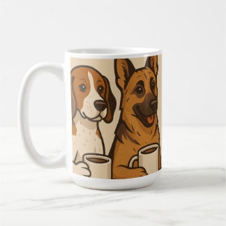 Taza De Café Bark y Brew: Todos tienen cola