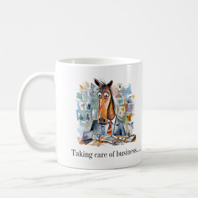 Taza De Café Barn business coffee mug. (Izquierda)