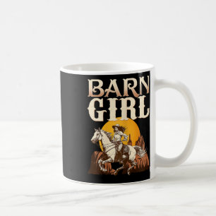 Taza De Café Barn Chica I Hincha ecuestre Pony