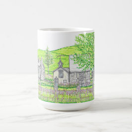 Taza De Café Barniz de piedra de primavera de 15 oz Mug