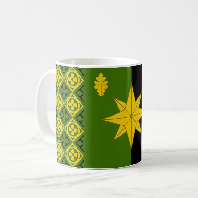 Taza De Café Barony of Brendoken Populace Badge Coffee Mug (Anverso izquierdo)