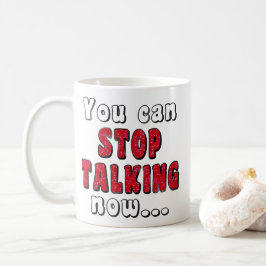 Taza De Café Barra de paro de conversaciones | Humor medio de c