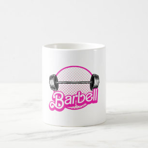 Taza De Café Barra de pesas - rosa