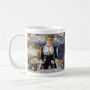 Taza De Café Barra en el Folies-Bergere de Eduardo Manet