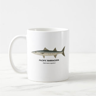 Taza De Café Barracuda del Pacífico - Animales marinos de Calif