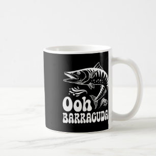 Taza De Café Barracuda Divertido Ohh Pescando Para Amantes De L