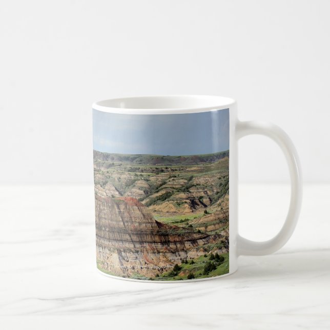 Taza De Café Barranco pintado en los Badlands de Dakota del (Derecha)