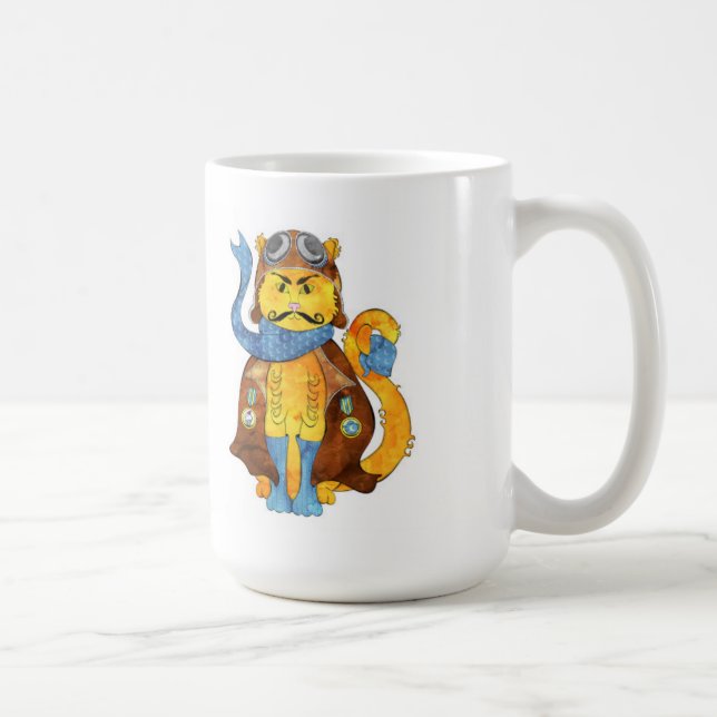 Taza De Café Barren Van Kat Mug (Derecha)