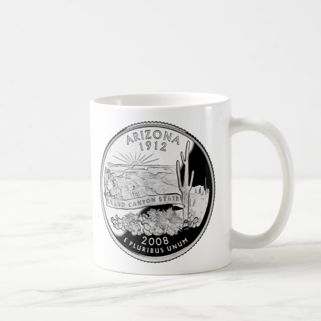 Taza De Café Barrio Estatal de Faux Arizona (Derecha)