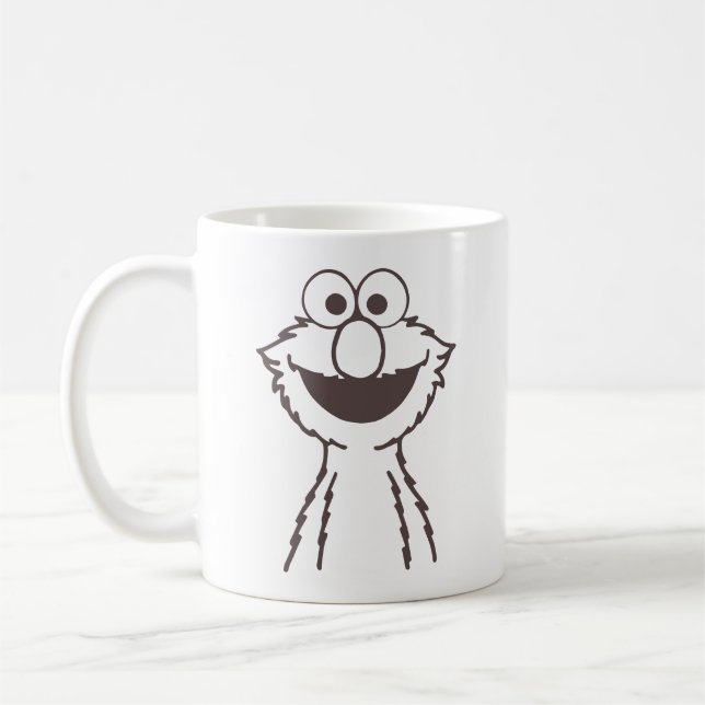 Taza De Café Barrio Sésamo | Elmo Bright (Izquierda)