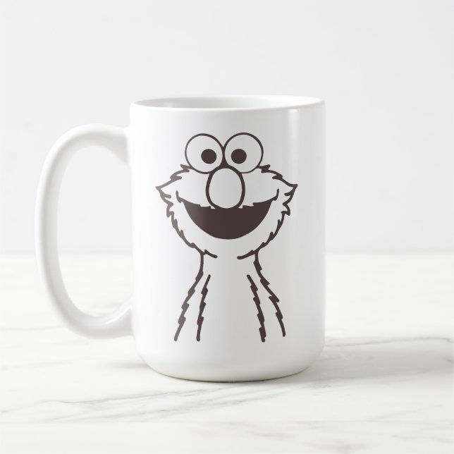 Taza De Café Barrio Sésamo | Elmo Bright (Izquierda)