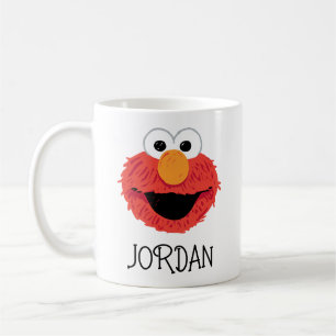 Taza De Café Barrio Sésamo   Elmo Face