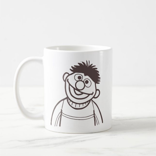 Taza De Café Barrio Sésamo Ernie Bright (Izquierda)