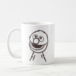 Taza De Café Barrio Sésamo Grover Bright