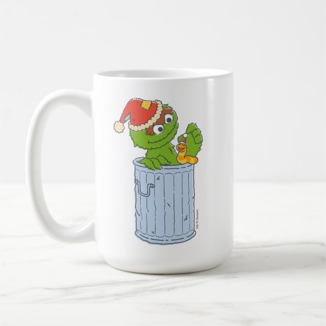 Taza De Café Barrio Sésamo | Óscar de Navidad de época (Izquierda)