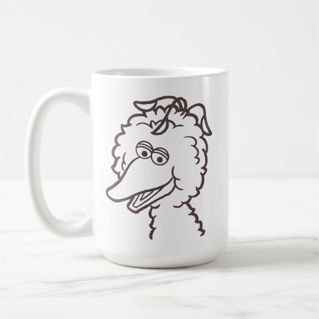 Taza De Café Barrio Sésamo | Pájaro pájaro (Izquierda)