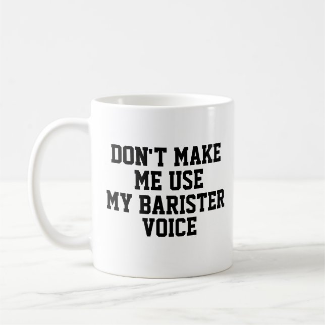 Taza De Café Barrister Personalizado (Izquierda)