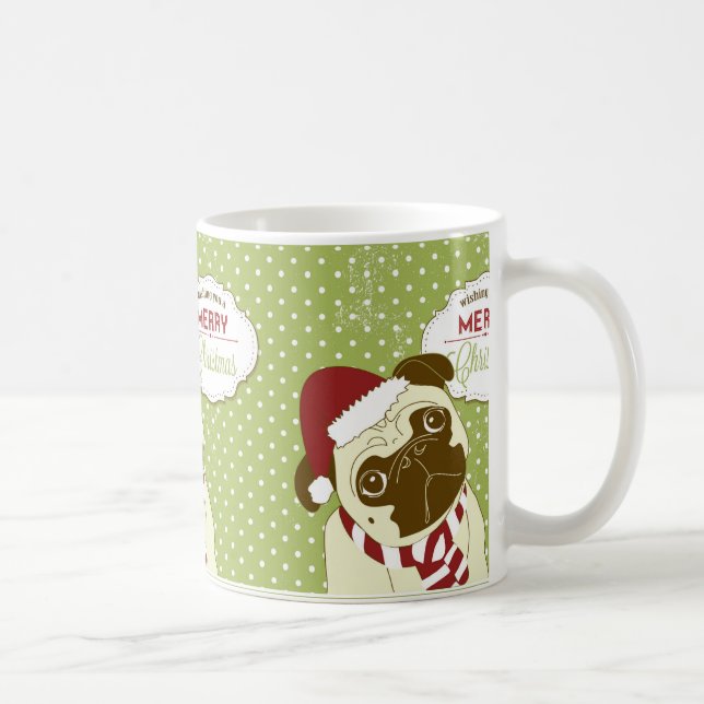 Taza De Café Barro amasado del navidad (Derecha)