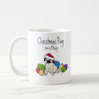 Taza De Café barro amasado del navidad