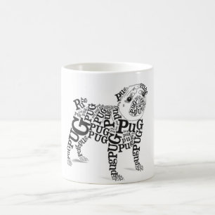 Taza De Café Barro amasado tipográfico